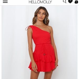 PALM OF MY HAND DRESS RED $76 originally
